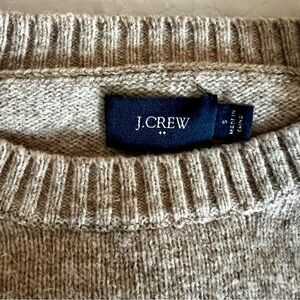 J.Crew Beige Lambswool Sweater